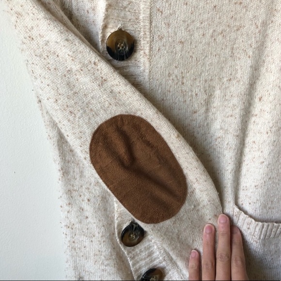 3/30$ Helbow patched cardigan - Picture 4 of 6
